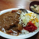 Eiyasu - カツカレーライス (580円)