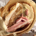 ジェラート ピケ カフェ - コンプレ（卵とハムとチーズ）640円