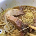 元祖 ラーメンショップ 龍仙 - 分厚い柔らかい焼豚