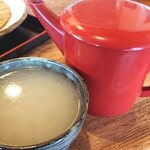 蕎麦工房 まつ田 - 食後の「そば湯」