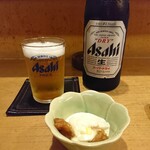 はまだ - ビールとお通し