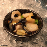 千陽 - 鮟鱇ﾎﾟﾝ酢和え(After)