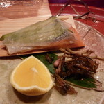 草喰 なかひがし - 2012年3月杉板焼き。