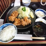 きむら - 地鶏唐揚げ定食