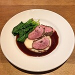 スガハラ - 仏産 シャラン鴨のロースト 赤ワインソース