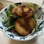 楽座 - ソースが最初から掛かっていました。