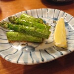 魚がし料理佃喜知 - アスパラバター