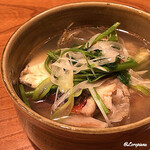 千陽 - 幸神目抜と芹の煮物椀