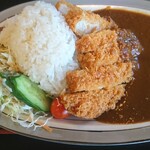 豊野温泉りんごの湯 - カツカレー大盛