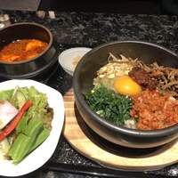 東京焼肉 一頭や コレド室町テラス店 - ビビンバと豆腐ジャンスープセット