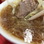 ラーメン二郎 - 【再訪】スープ