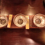 博多魚鮮水産 - 日本酒三種飲み比べ　