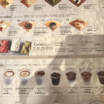 ジェラート ピケ カフェ - メニュー