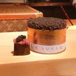 鮨 尚充 - トロキャビア