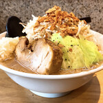 アヒル家 - 豚野菜ラーメン 野菜増し