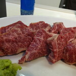 焼肉やっちゃん - 上ハラミ(わさび醤油)