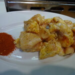 焼肉やっちゃん - ミノとテッチャン(塩)