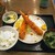 ときわ食堂 - えびフライ定食！基本は単品。＋260円（税抜）で定食になります。