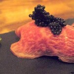 ラ プランシュ - 松阪牛のミスジとキャビア