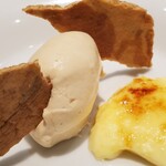 ファリナモーレ - ◆「フォアグラのムースとブリュレ」 ～庄内麩クロッカンテ～