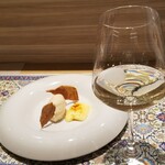 ファリナモーレ - ◆「フォアグラのムースとブリュレ」 ～庄内麩クロッカンテ～