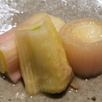 ファリナモーレ - ◆「平田赤ネギのシェリービネガーマリネにクミン」