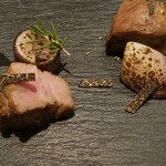 ファリナモーレ - ◆「藤沢カブとトリュフ山伏豚グリル」 ～焼き畑見立て～