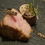 ファリナモーレ - ◆「藤沢カブとトリュフ山伏豚グリル」 ～焼き畑見立て～