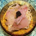 ファリナモーレ - ◆「庄内浜のお魚とキャビアの冷静パスタ」