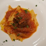 ファリナモーレ - ◆「山形牛ネック」 ～山形セルリーとトマトの煮込み手打ちショートパスタ～