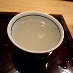 手打ちそば はっぴ - 蕎麦湯