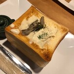 本宮カフェ - クラムチャウダー接写