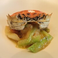 中国料理 礼華 四君子草 - 海老と百合の上海蟹味噌炒め