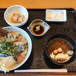 上品の郷 ふたごの湯 食堂 木らら - 金華さば漬け丼