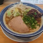 Ideyushouten - 2019年12月　魚介豚骨野菜ラーメン　950円