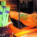 尾道中華そば ボラーチョ - アスパラ＆生ハム