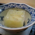 日々茶寮 連 - リンゴの水羊羹