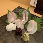 原始焼 日本酒 雨のち晴レルヤ。 - 刺身盛り合わせ