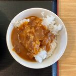 飛鳥山さくら亭 - さくらうどんセット ¥660 のミニカレー