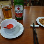 Da Tang - 料理写真:ビンタンビールとつまみ(19-12)