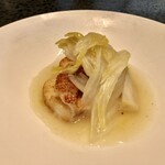 イチリン ハナレ - シャラン鴨と百合根、帆立の貝柱揚げ