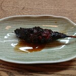 かぶと - 天然うなぎのきも焼き