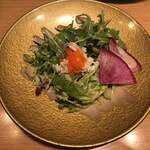 鉄板焼 天 - ずわい蟹のサラダ