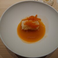 鮨 なんば 日比谷 - カラスミと裏ごししたイクラ