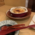 Genshiyaki Nihonshu Ame Nochi Hareruya - 鶏西京味噌グラタン