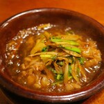 にしぶち飯店 - 牛肉と海老芋の四川風
