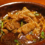 にしぶち飯店 - 牛肉と海老芋の四川風