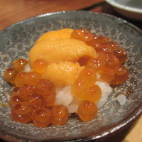松栄 恵比寿本店 - ウニとイクラの小丼