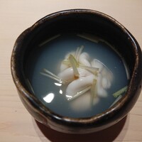 すが弥 - 鱈の白子とはまぐりのスープ