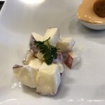 らぁ麺やまぐち - リンゴのクリームチーズ和え（元旦特別営業「ラーメン＋料理＋ワイン」2800円）